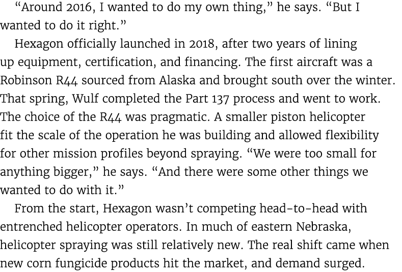 “Around 2016, I wanted to do my own thing,” he says. “But I wanted to do it right.” Hexagon officially launched in 20...