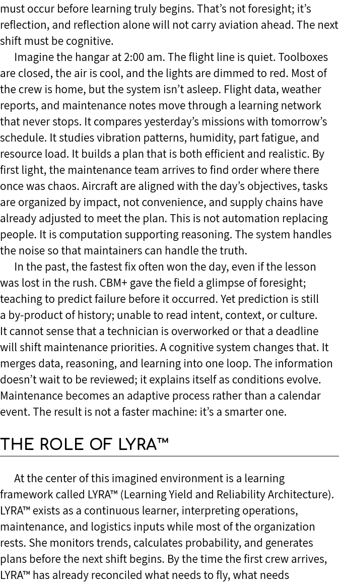 must occur before learning truly begins. That’s not foresight; it’s reflection, and reflection alone will not carry a...