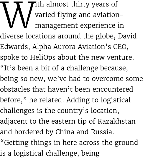 With almost thirty years of varied flying and aviation management experience in diverse locations around the globe, D...