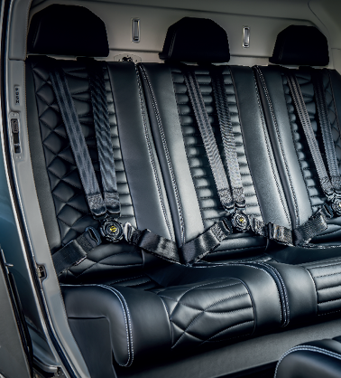 A black leather seat with straps and buckles. AI generated content