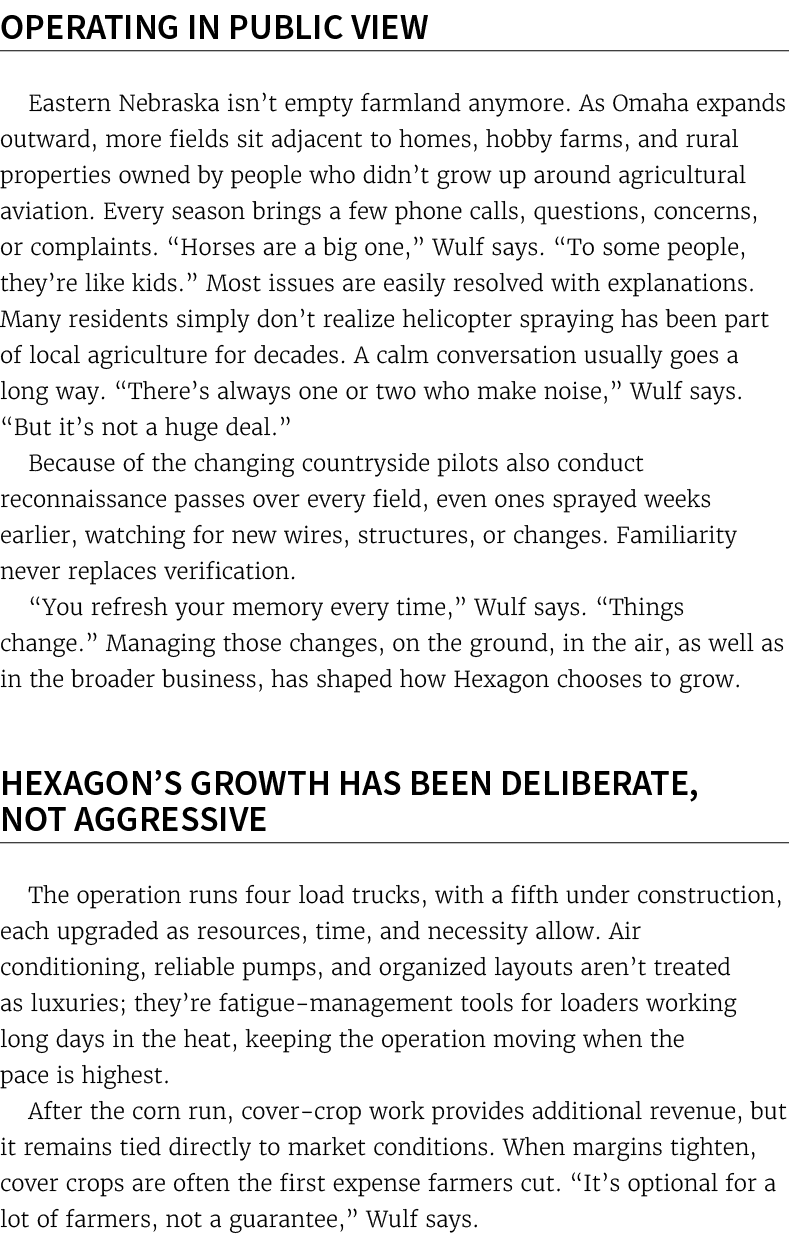 Operating in Public View Eastern Nebraska isn’t empty farmland anymore. As Omaha expands outward, more fields sit adj...