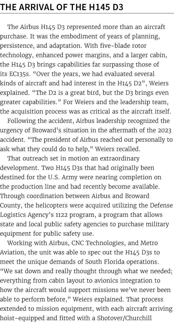 The Arrival of the H145 D3 The Airbus H145 D3 represented more than an aircraft purchase. It was the embodiment of ye...