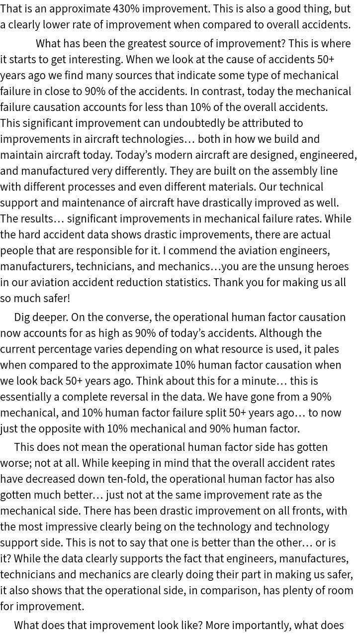 That is an approximate 430% improvement. This is also a good thing, but a clearly lower rate of improvement when comp...