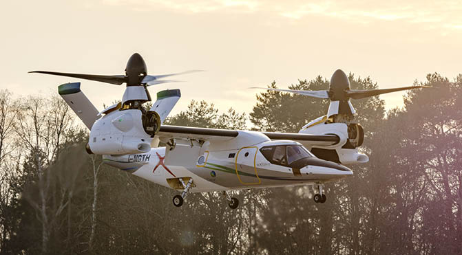 Two airplanes are flying in the sky, one above the other. AI generated content