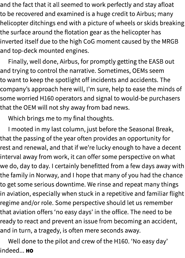 and the fact that it all seemed to work perfectly and stay afloat to be recovered and examined is a huge credit to Ai...