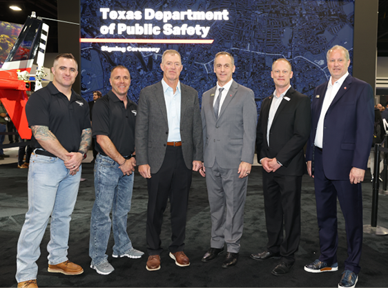 A group of men in suits and ties pose for a photo. AI generated content