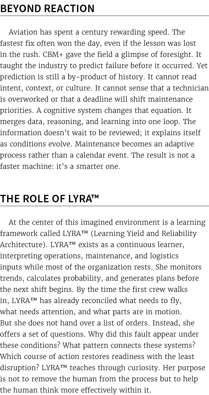 Beyond Reaction Aviation has spent a century rewarding speed. The fastest fix often won the day, even if the lesson w...