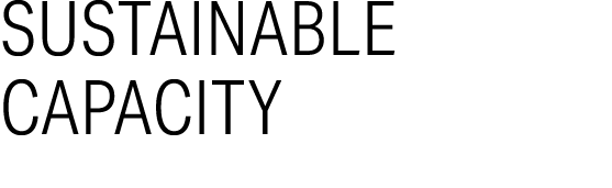 sustainable capacity 