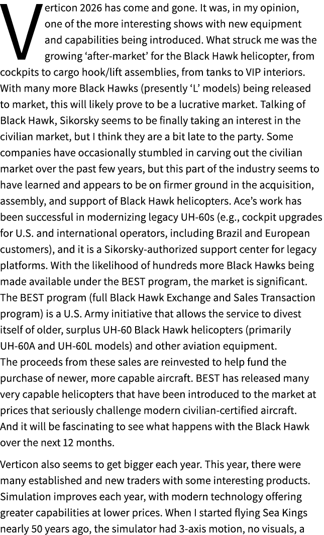 Verticon 2026 has come and gone. It was, in my opinion, one of the more interesting shows with new equipment and capa...