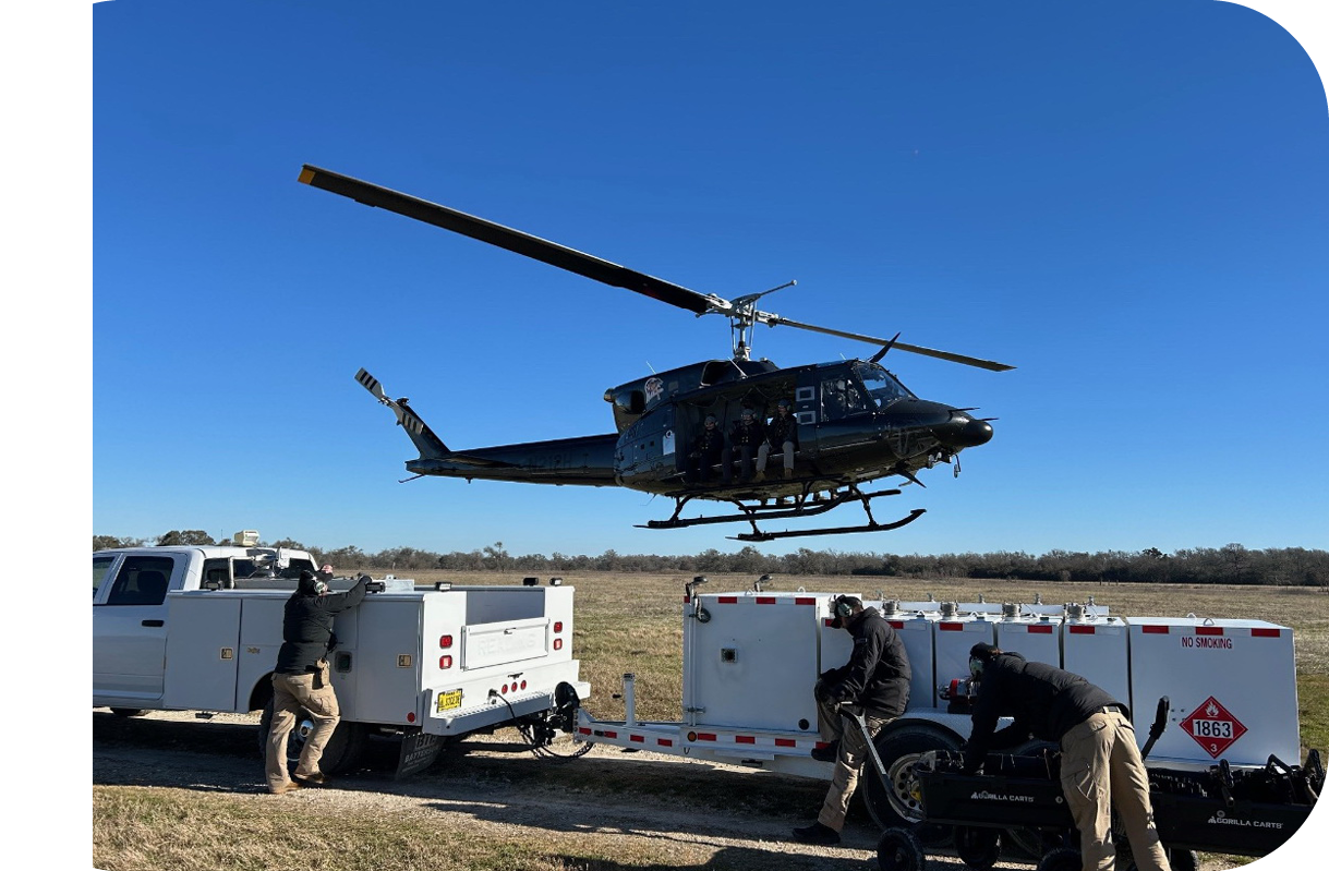 A helicopter is being loaded onto a trailer. AI generated content