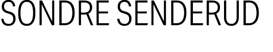 SONDRE SENDERUD