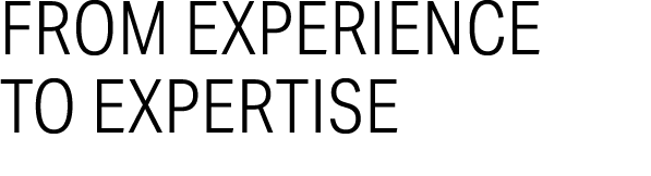 From Experience to Expertise 