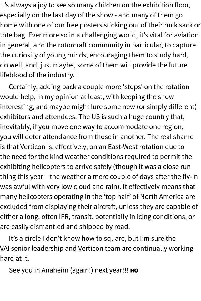 It’s always a joy to see so many children on the exhibition floor, especially on the last day of the show and many of...