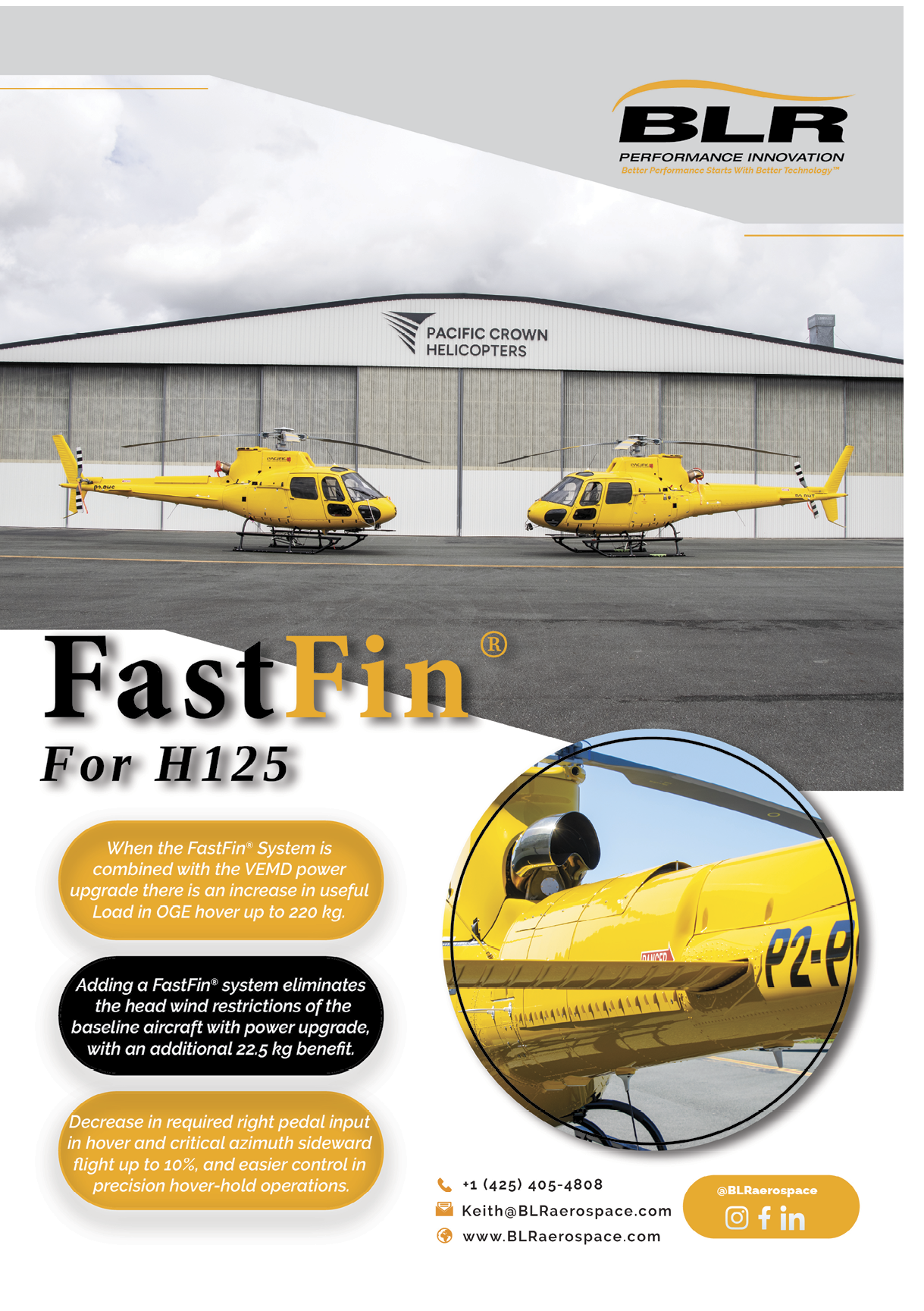 A yellow helicopter is parked in front of a building. AI generated content