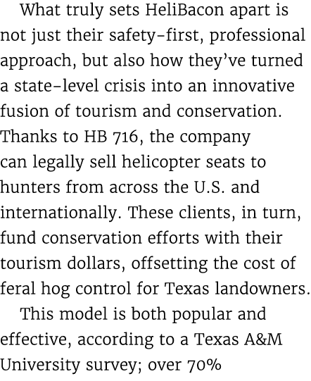 What truly sets HeliBacon apart is not just their safety first, professional approach, but also how they’ve turned a ...