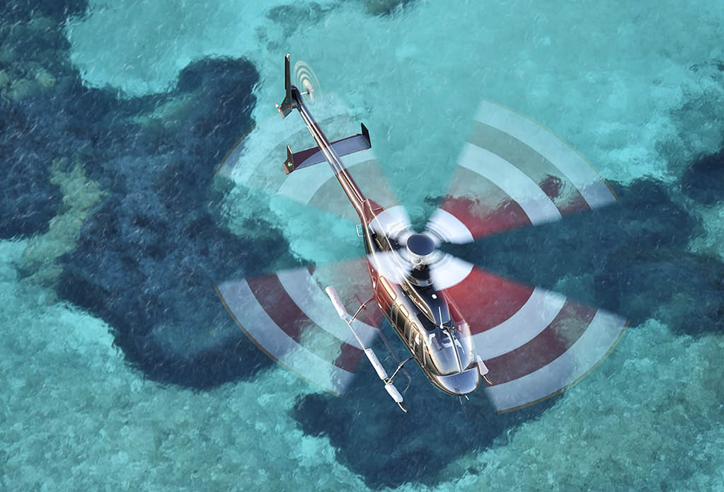 A red and white plane with a propeller in the water. Description generated by AI