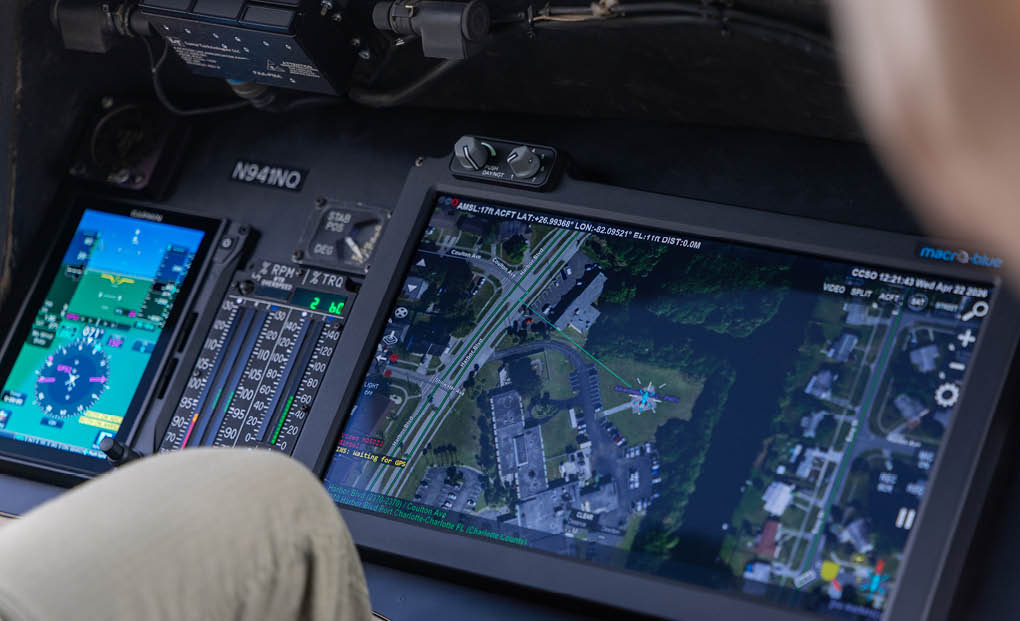 A computer screen with a map of a city. Description generated by AI