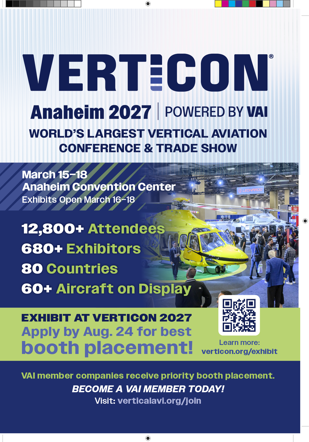 A flyer advertising Verticon 2022. Description generated by AI
