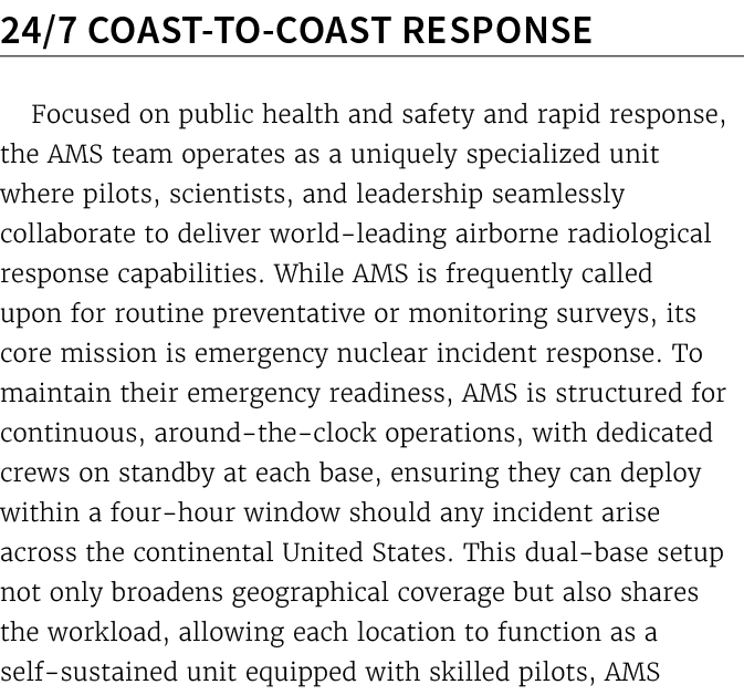 24/7 Coast to Coast Response Focused on public health and safety and rapid response, the AMS team operates as a uniqu...