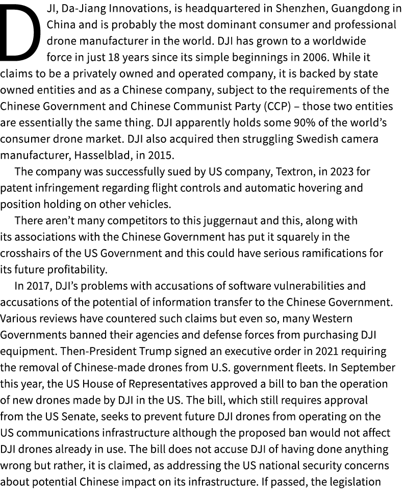 DJI, Da Jiang Innovations, is headquartered in Shenzhen, Guangdong in China and is probably the most dominant consume...