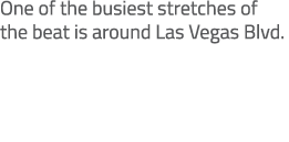 One of the busiest stretches of the beat is around Las Vegas Blvd. 