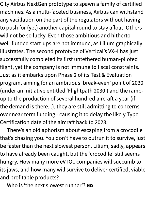 City Airbus NextGen prototype to spawn a family of certified machines. As a multi faceted business, Airbus can withst...