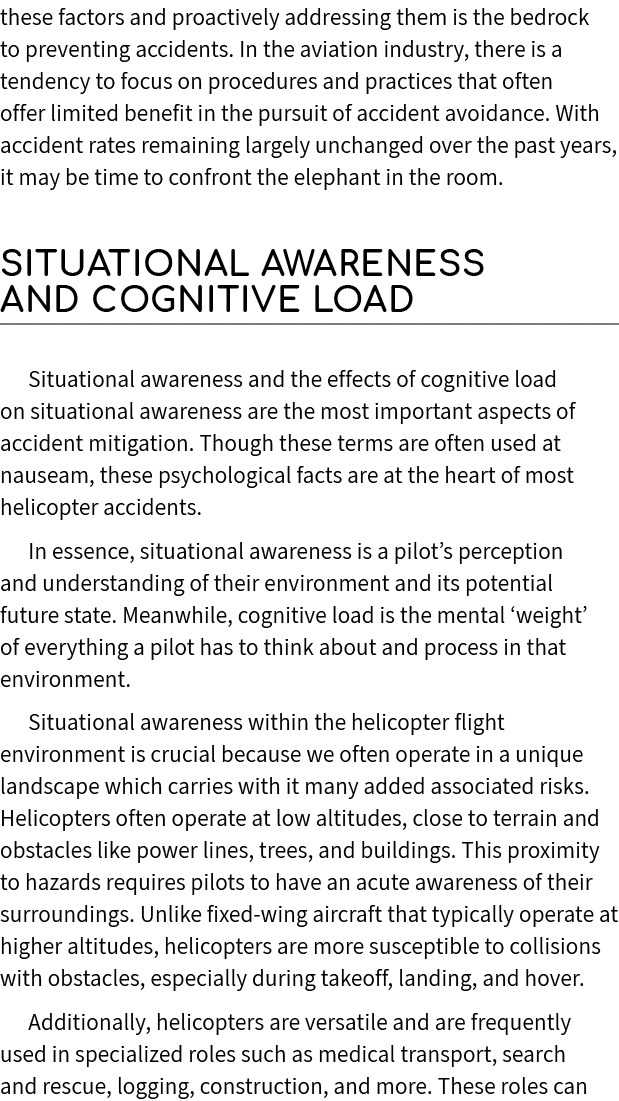 these factors and proactively addressing them is the bedrock to preventing accidents. In the aviation industry, there...