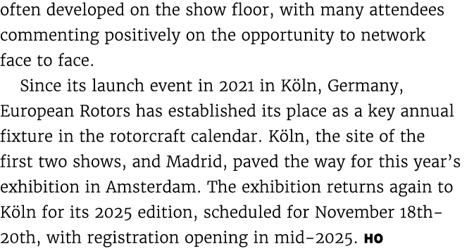 often developed on the show floor, with many attendees commenting positively on the opportunity to network face to fa...