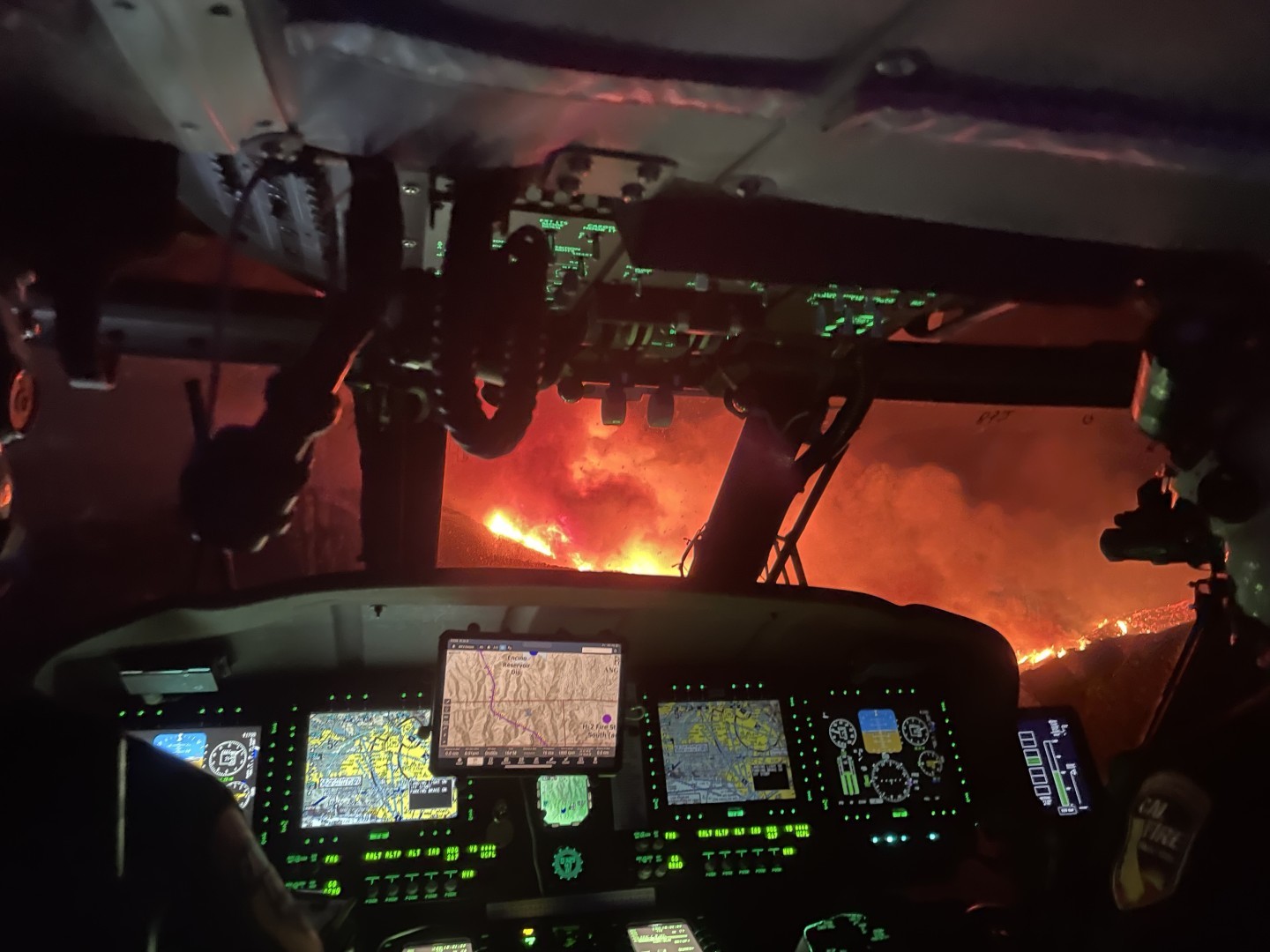 Night Op’s on the Palisades Fire