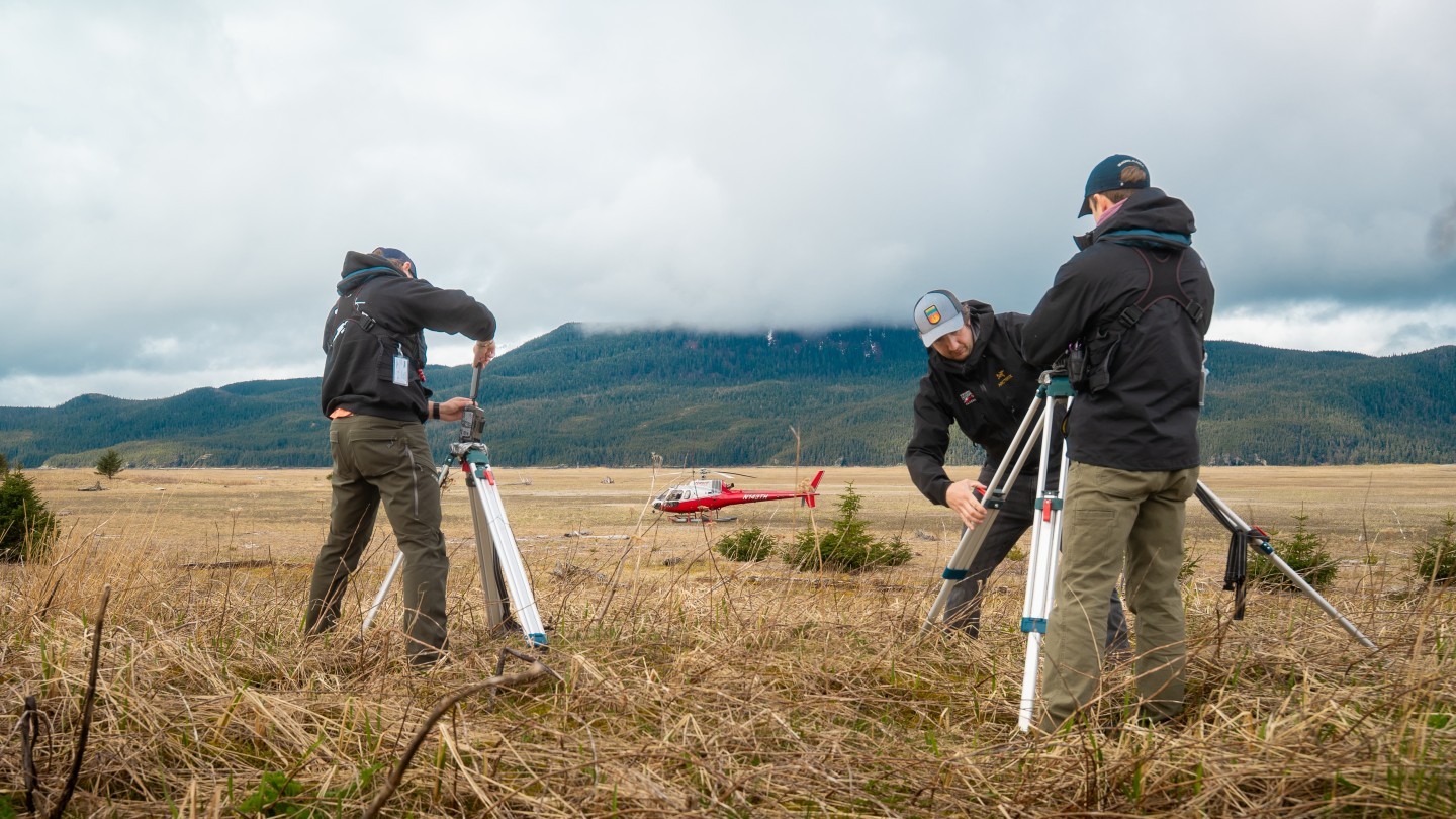 Best way to know what the weather is doing in Alaska is to see it with your own eyes. Thanks to a series of wireless cameras, we can do this from the comfort of our break room. Pilots Gareth, Kelly, and Alex are assembling 2 of our wx cameras. These are located along some of our common flight routes.