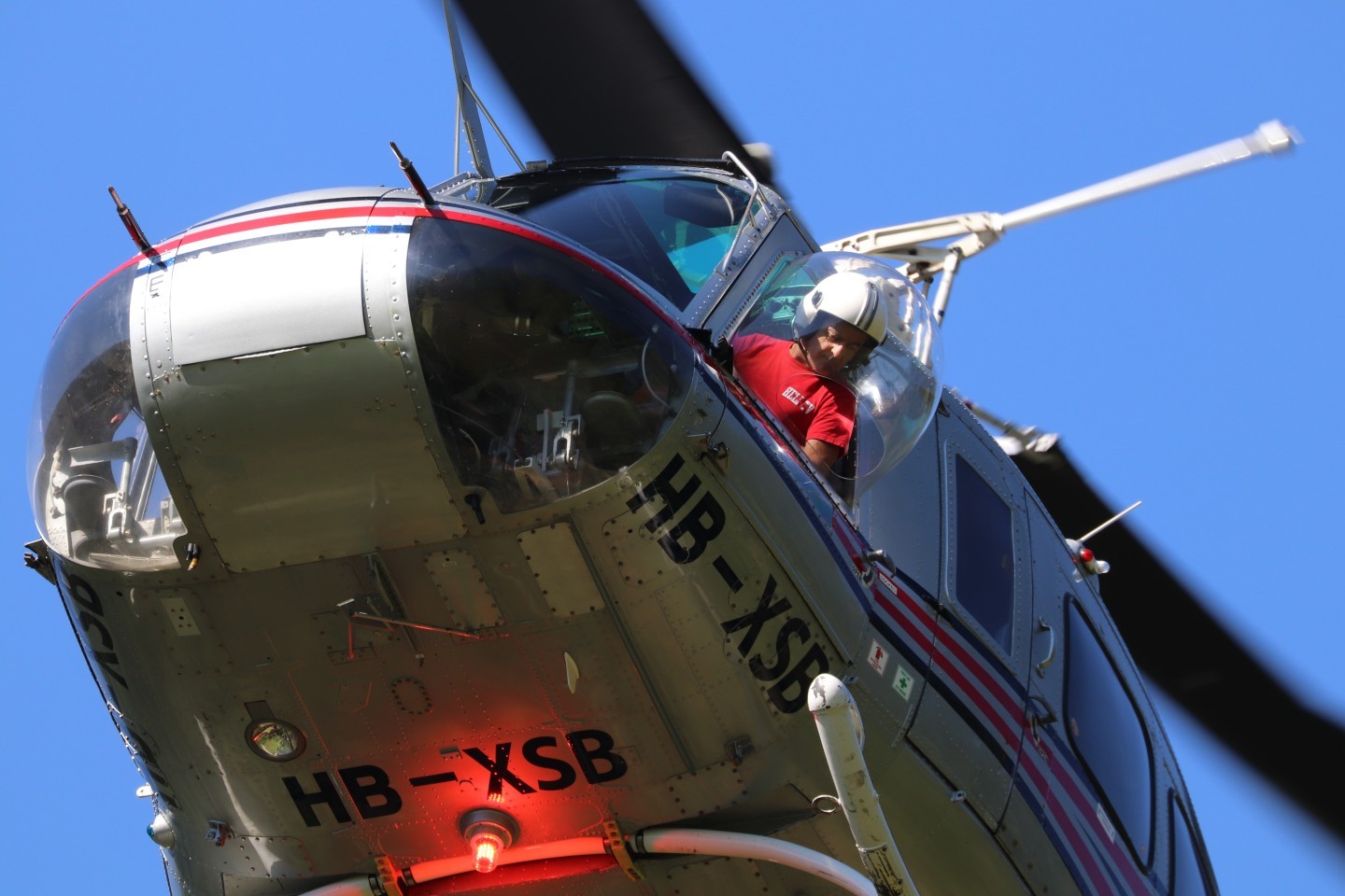 Amazing Bell 205A1 Heli-TV HB-XSB ... the second workhorse of this type that joined Heli-TV fleet in 2025, here pictured while perfoming logging works in the surroundings of Blenio (TI), Switzerland.