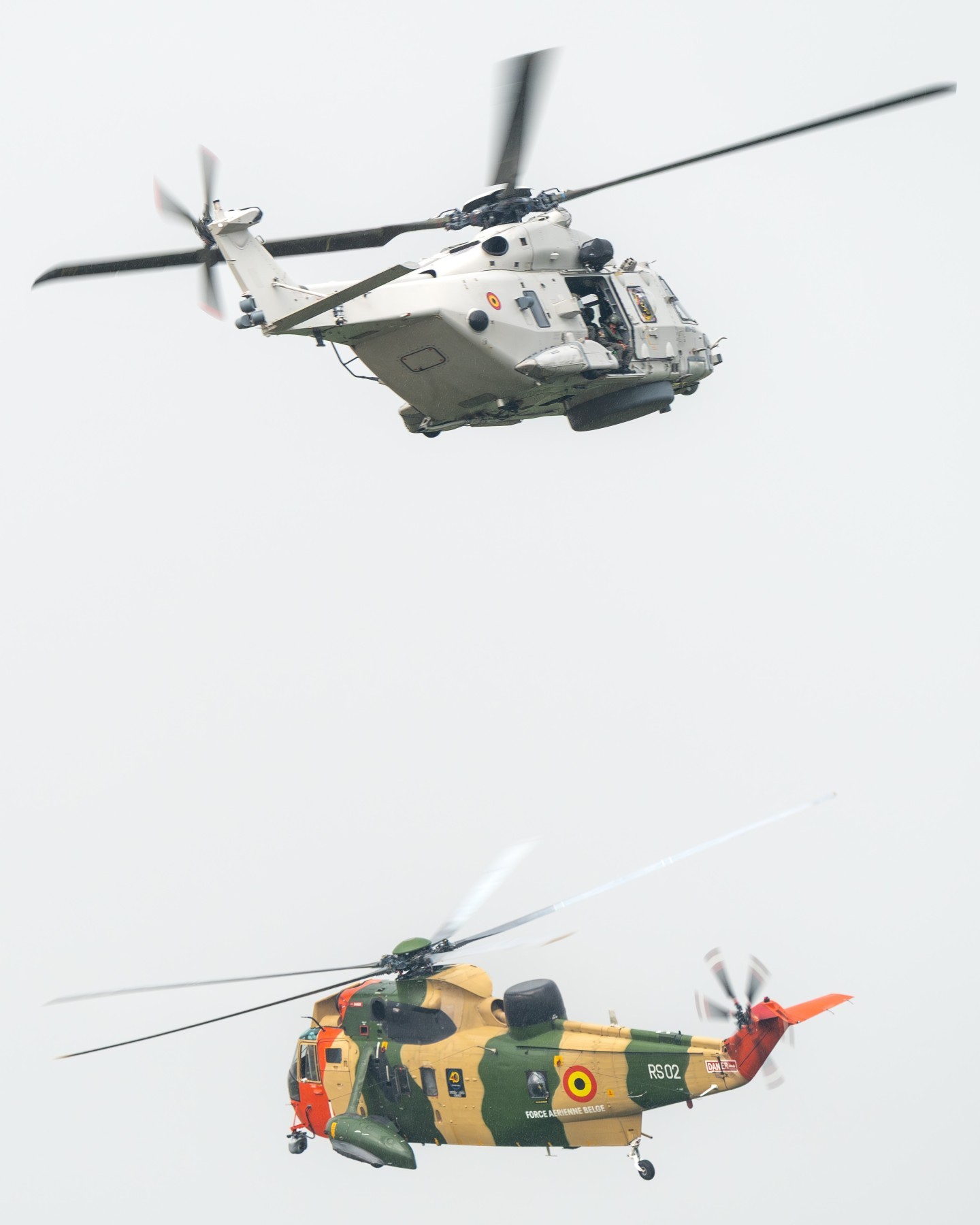 Belgian Airforce 40sqn Search And Rescue
Airbus NH90 NFH 

vs

Westland Sea King mk.48