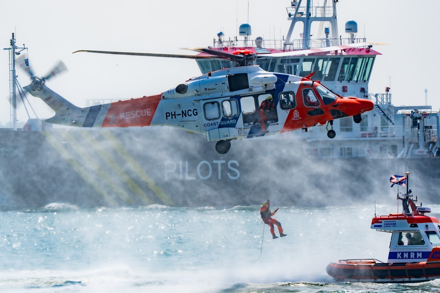 PH-NCG - Leonardo AW189 
operated by Bristow Helicopters for the Netherlands Coastguard (Kustwacht), used for Search & Rescue (SAR) missions 
Rescue Vlissingen