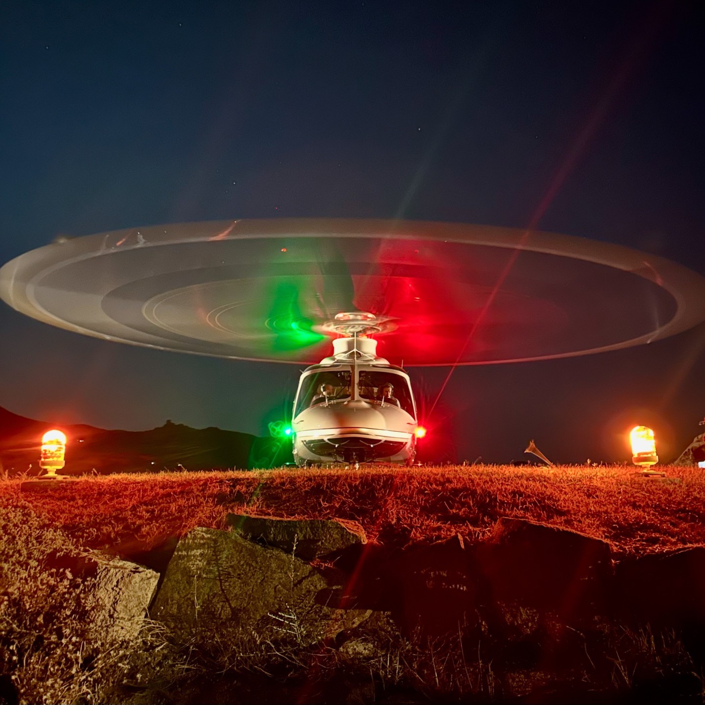 This picture of an AW139 has been take at Heliport “Villa La Contra” (Icao code LIES) during a night landing. The Heliport is located in Porto Cervo - Costa Smeralda ( Sardinia Island - Italy )