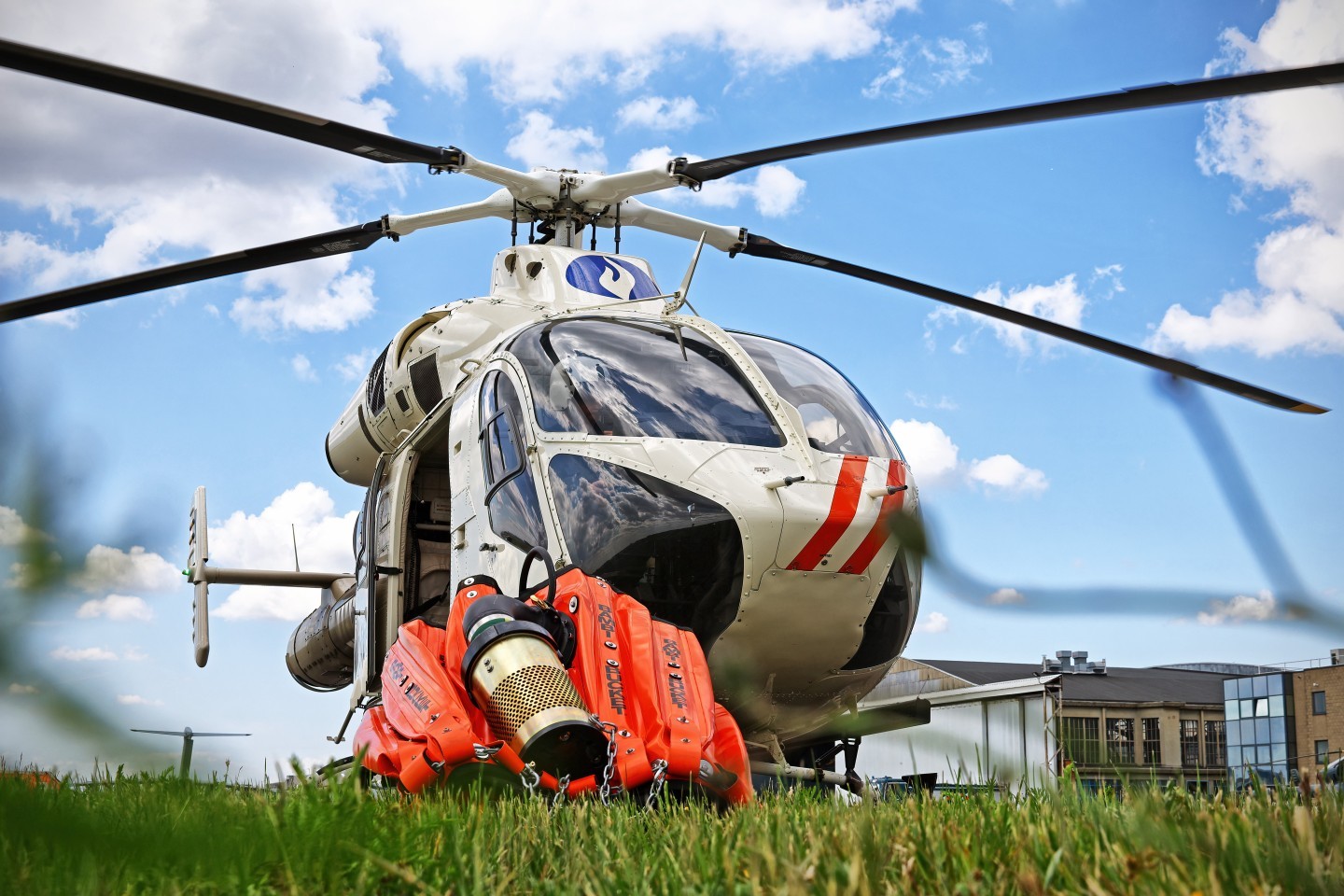 Belgian Federal Police MD902 Explorer, ready to respond to the next firefighting mission.