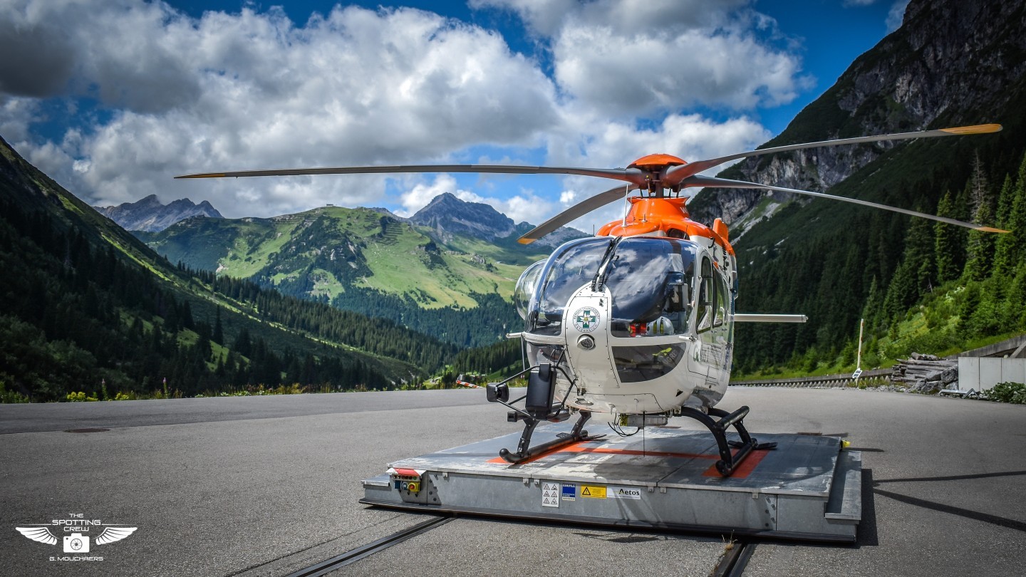 Wucher Helicopter Austria “Gallus 1”  Emergency medical helicopter  in Lech / Zürs, one of the most beautiful helipads in Austria

Airbus helicopter EC 135 T3 OE-XHM