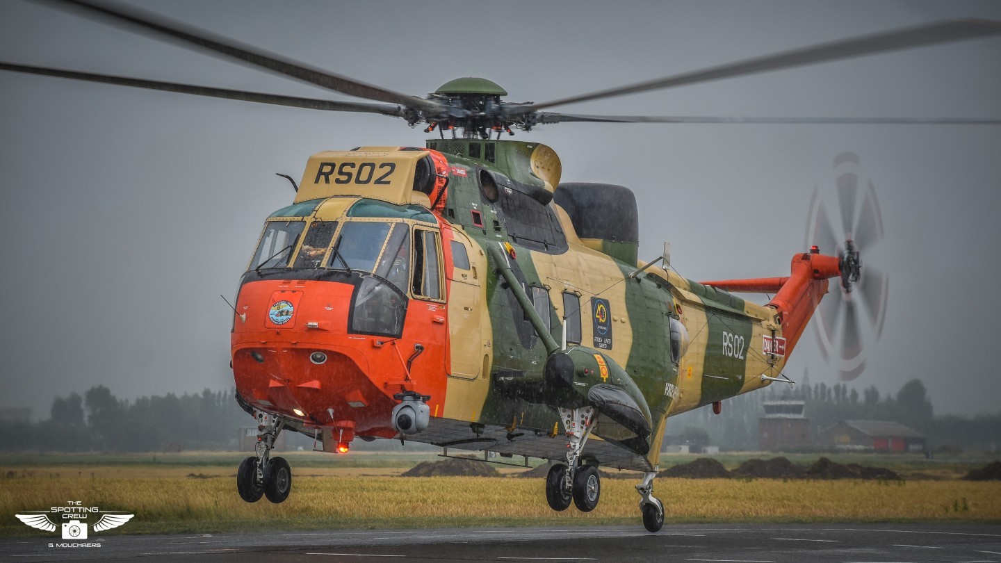 Former Belgian SAR Seaking MK.48 RS02 during the annual openday at Koksijde Air Base. Since 2021, this magnificent Seaking has been flown and maintained by Historic Helicopters.