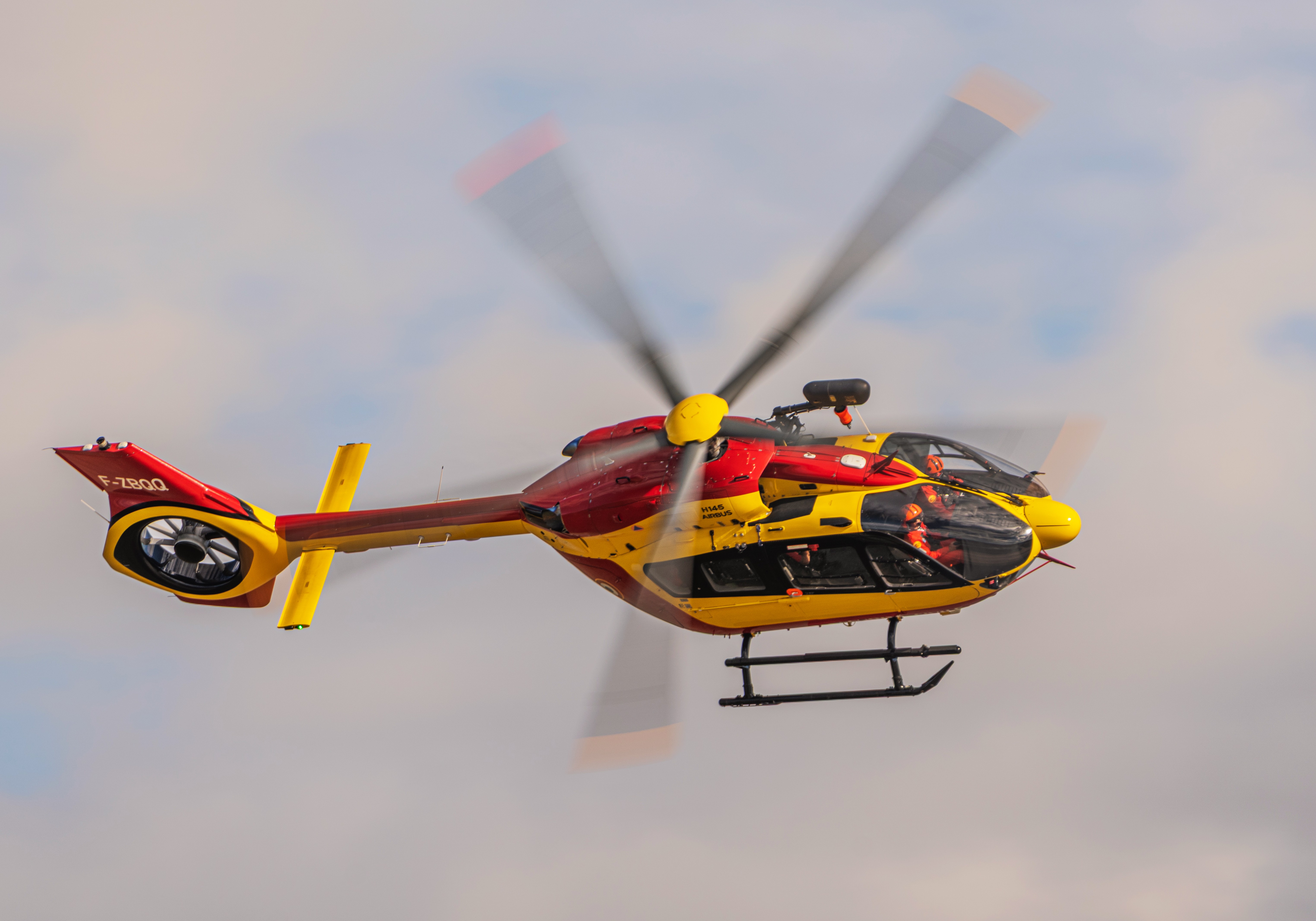 Civil Security dragon during the BASC air show in Nîmes, France